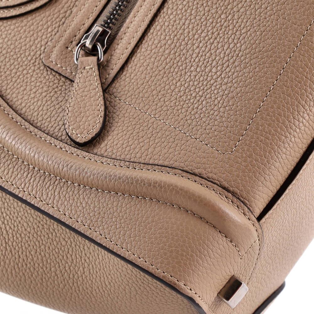 Celine Luggage Bag Grainy Leather Micro #228427C16B - Picture 7 of 8